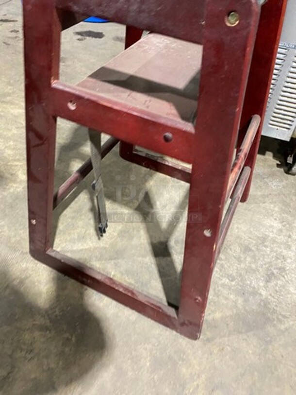Winco Wooden Highchair! With Child Safety Straps! - Image 5 of 6
