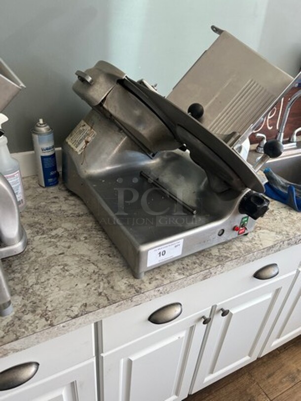Berkel Commercial Countertop Deli/ Meat Slicer! All Stainless Steel! WORKING WHEN REMOVED! - Image 6 of 7