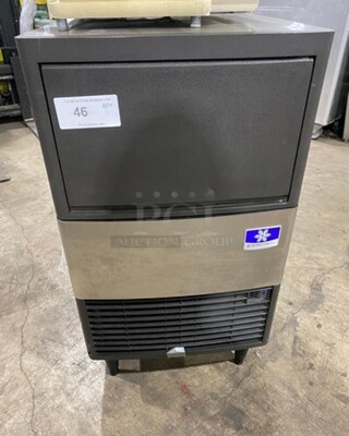Manitowoc Commercial Undercounter Ice Maker Machine! All Stainless Steel! On Legs! Model: UDE0065A161B SN: 310468994 115V 60HZ 1 Phase