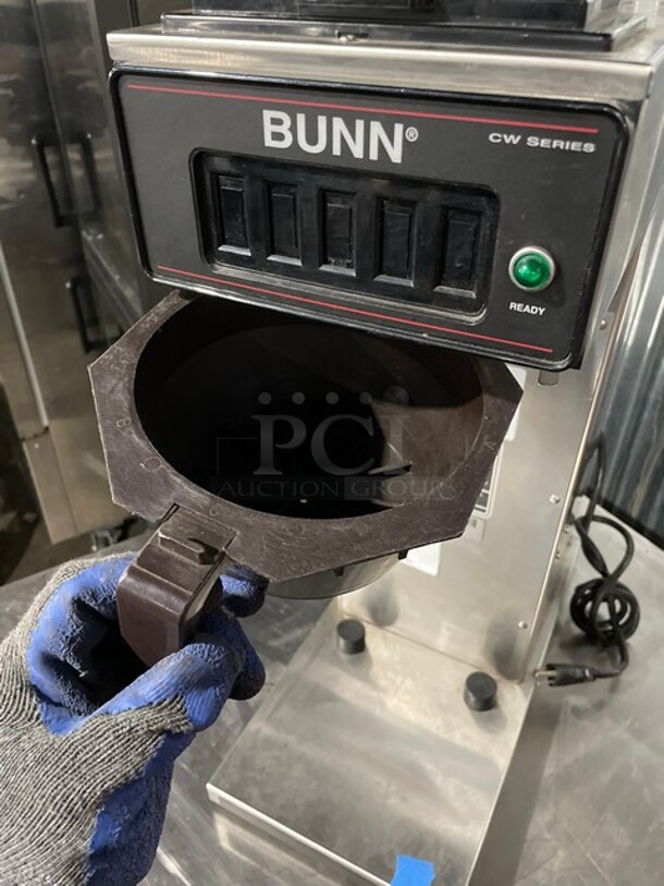 Bunn Stainless Steel Commercial Countertop Coffee Machine! MODEL CW15-APS 120V 1PH  - Image 8 of 11