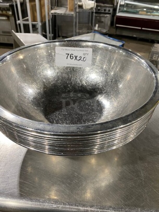 Stainless Steel Mixing Bowls! 20x Your Bid! - Image 1 of 6