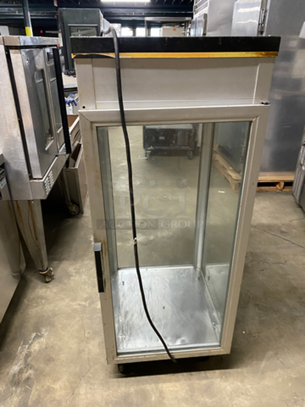Hatco Commercial Heated Holding Cabinet! Glass All Around Showcase Style! Stainless Steel Body! On Casters! Model: PFST2X SN: 8873570447 120V 60HZ 1 Phase - Image 2 of 7