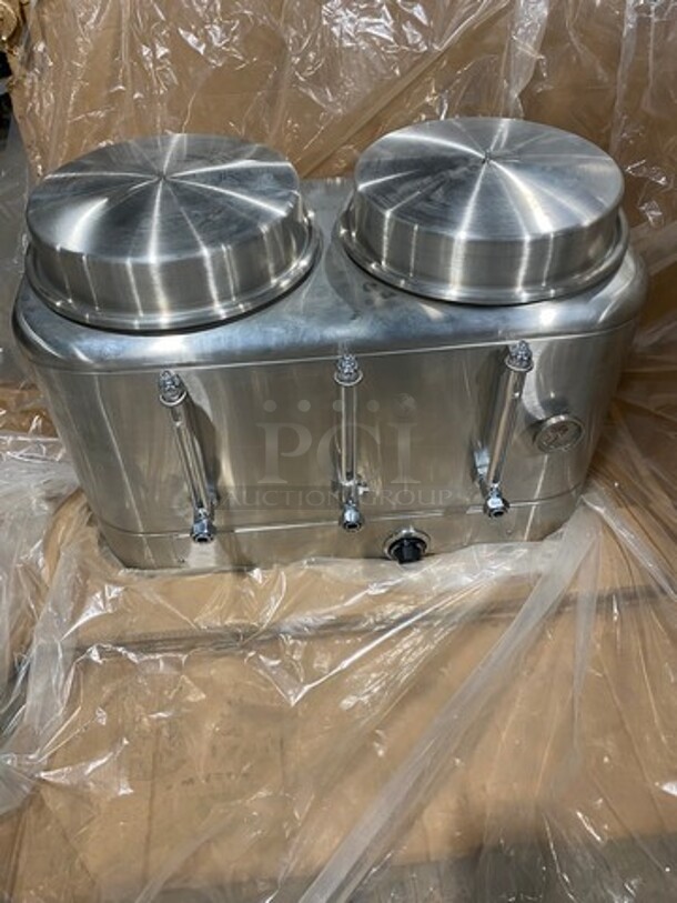 NEW! IN THE BOX! Curtis Commercial Countertop Automatic Coffee Urn! All Stainless Steel! Model: EMT3S SN: 42497 220V 1 Phase - Image 2 of 8