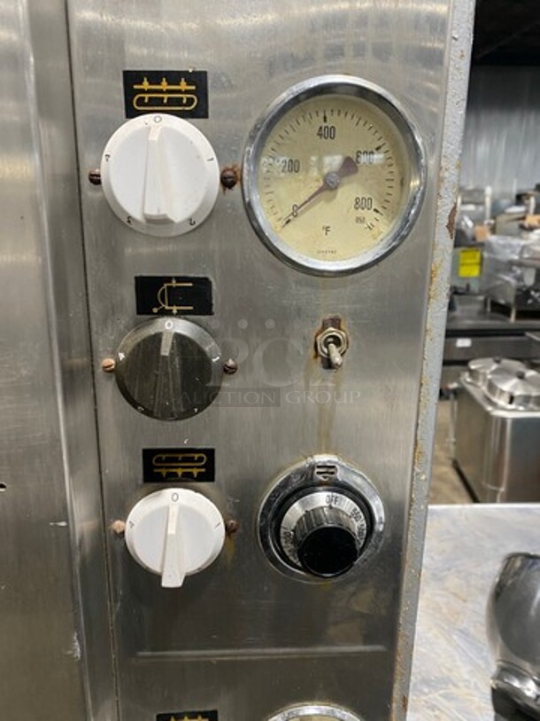 WOW! Elektro Grant Commercial Electric Powered Baking/ Pizza Oven! All Stainless Steel! On Casters! Model: GP32HHH SN: 3310 208/220V 3 Phase - Image 8 of 12