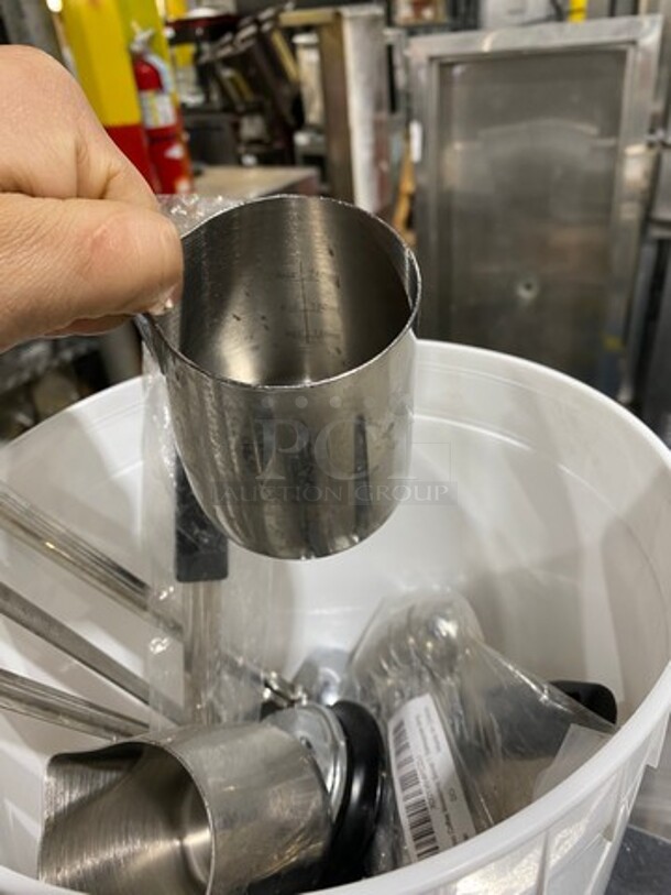 ALL ONE MONEY! MISCELLANEOUS ITEMS! Includes Ladles, Coffee Scoops, Milk Frothing Pitchers And More! - Image 3 of 12