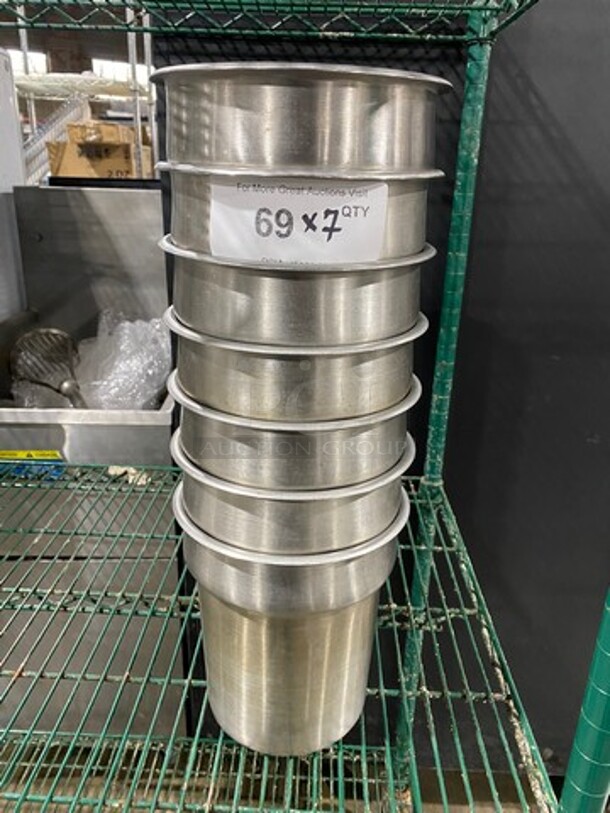 Vollrath Stainless Steel Round Soup Pan Insert! 7x Your Bid! - Image 1 of 7