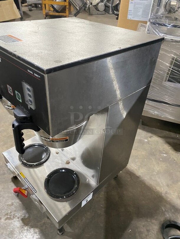 Bunn Commercial Countertop Dual Coffee Brewing Machine! All Stainless Steel! On Small Legs! Model: DUALGPRDBC SN: DUAL200004! 120/208/240V 1PH - Image 2 of 8