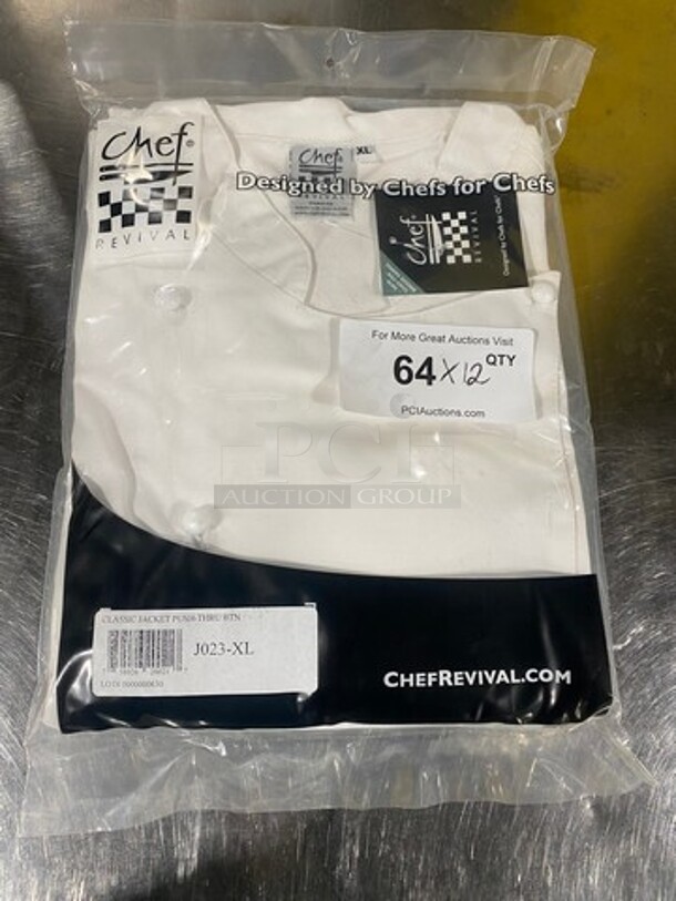 NEW! Chef Revival Chef's Jacket! 12x Your Bid!