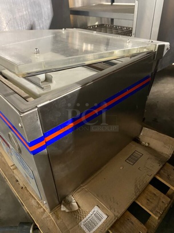 Sipromac Commercial Countertop Vacuum Sealer! Stainless Steel Body! Model: 350 SN: 00846 110V 60HZ 1 Phase - Image 2 of 8