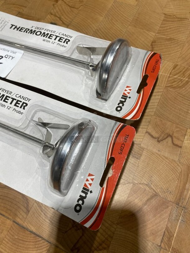 BRAND NEW! Winco 3" Deep Fryer Thermometer! 2x Your Bid! MODEL TMTCDF5 - Image 2 of 5