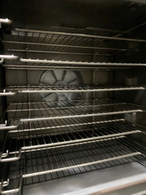 BEAUTIFUL! LATE MODEL! Doyon Baking Equipment Commercial Double Deck Electric Powered Convection/Proofer Oven! With Steam Injection! With View Through Doors! With Metal Oven Racks! All Stainless Steel! On Casters! 2x Your Bid! Model: JAOP6SL SN: 213550001211 208V 60 HZ 3 Phase - Image 6 of 10