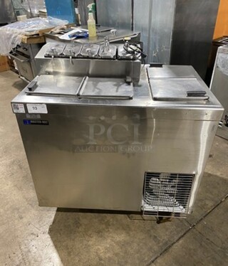 Master Bilt Commercial Ice Cream Dipping Cabinet/ Dessert Station! With Topping Rail! All Stainless Steel! Model: FLR60SE 115/208/230V
