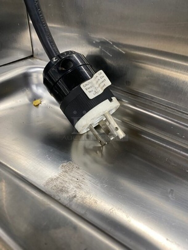 Donper America Commercial 3 Handle Soft Serve Ice Cream Machine! All Stainless Steel! On Casters! Model: BH7480 SN: D132M000010A012442 - Image 9 of 9
