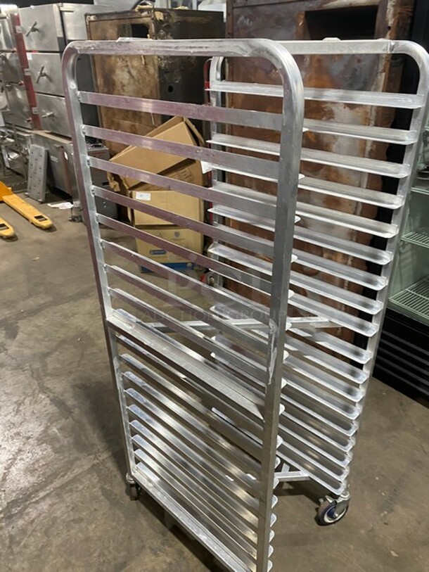 Channel Metal Commercial Pan Transport Rack! On Casters! - Image 4 of 7