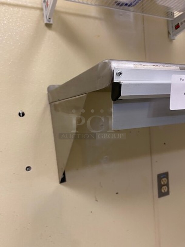 Commercial Solid Stainless Steel Wall Mount Shelf! - Image 3 of 6