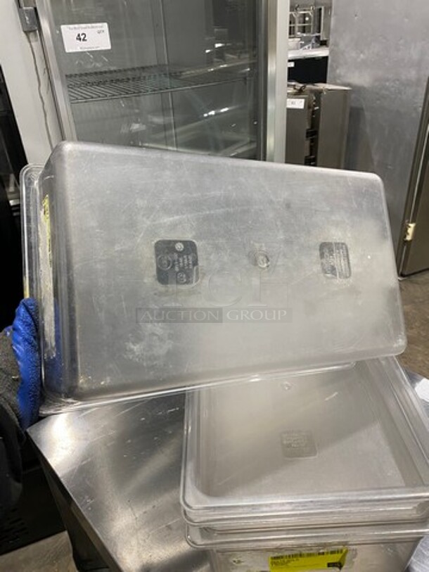 Winco Clear Poly Food Containers! 4x Your Bid! - Image 6 of 7