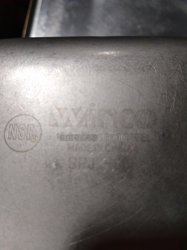 Winco Square Size Six Stainless Steel Steam Pan - Image 3 of 3