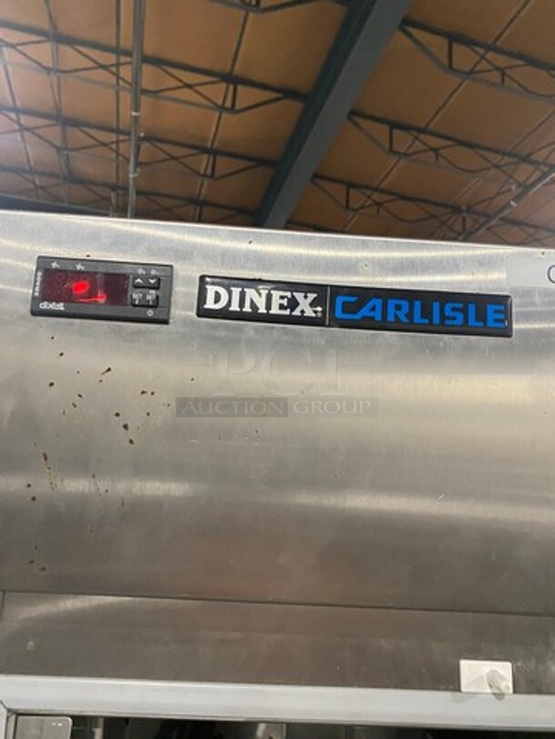 Dinex Commercial Single Door Cooler! All Stainless Steel! On Casters! Model: IRAC12DS SN: 183845N 120V - Image 8 of 11
