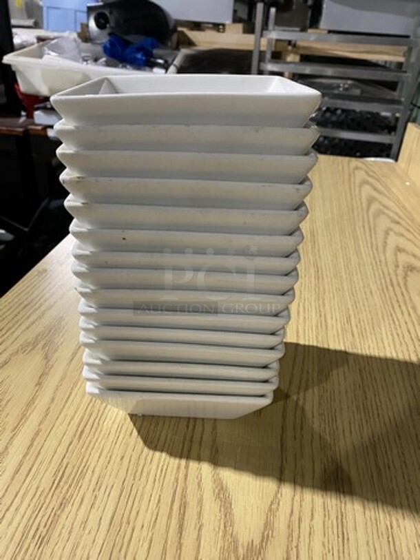 Cameo China Square Saucers! 15 X Your Bid!  - Image 3 of 7