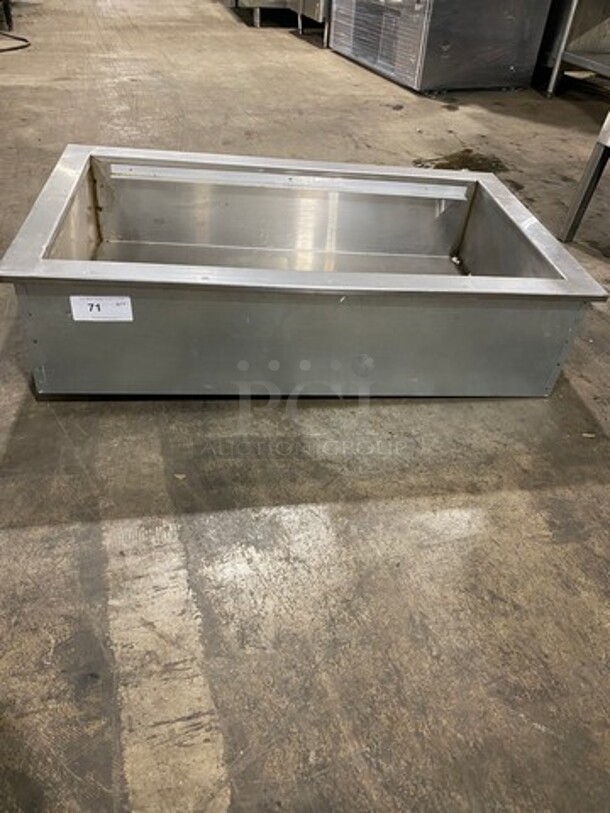 Commercial Drop In Ice Bin! Solid Stainless Steel! - Image 1 of 6