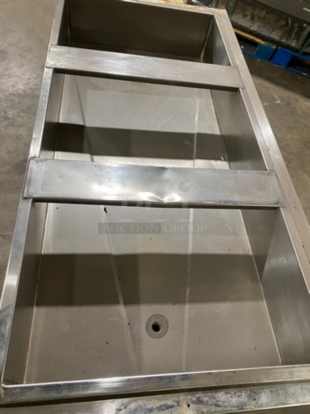 Commercial Gas Powered 3 Well Steam Table! With Storage Space Underneath! All Stainless Steel! On Legs! - Image 5 of 6