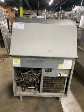 Hoshizaki Commercial Undercounter Ice Maker Machine! All Stainless Steel! On Legs! Model: KM150BAF SN: M16543G 115/120V 60HZ 1 Phase