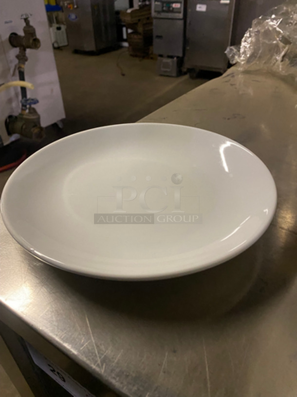 ALL ONE MONEY! NEW! White Ceramic Dinner Plates! - Image 3 of 3