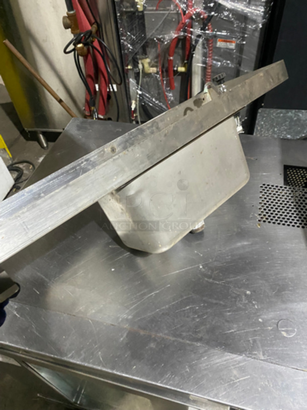 Commercial Stainless Steel Single Bay Sink! With Side Splashes! - Image 2 of 5