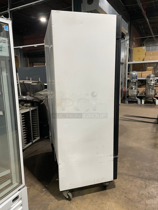 True Commercial Double Glass Door Reach In Freezer Merchandiser! With Poly Coated Racks! On Casters! 115/208V 1 Phase! Model: GDM-49F SN: 7405664! - Image 3 of 7