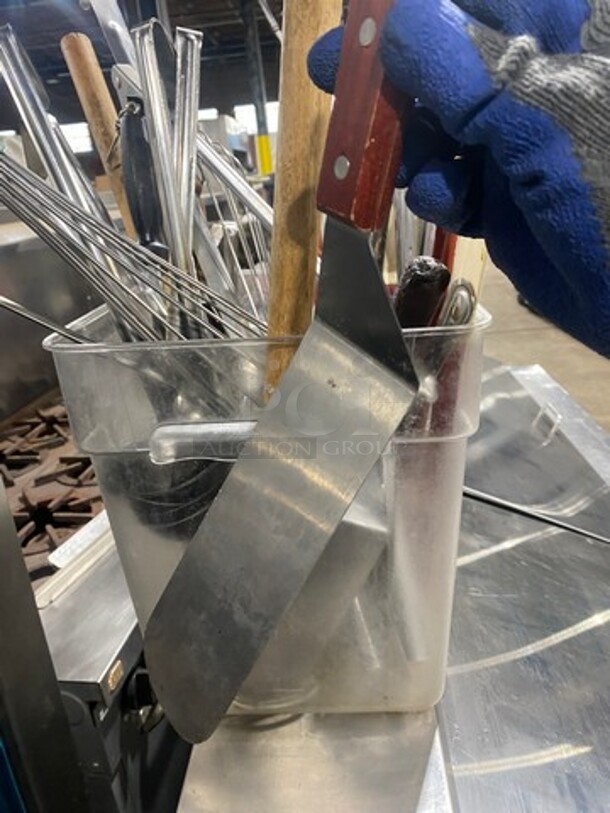 ALL ONE MONEY! MISCELLANEOUS! Includes Assorted Tongs, Handheld Whisks And More! - Image 7 of 10