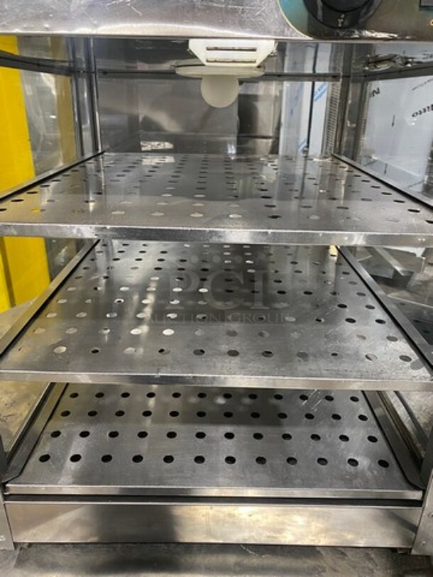 Commercial 3 Tire Food Warmer Display Case! MODEL DFW5103L 110V - Image 5 of 9