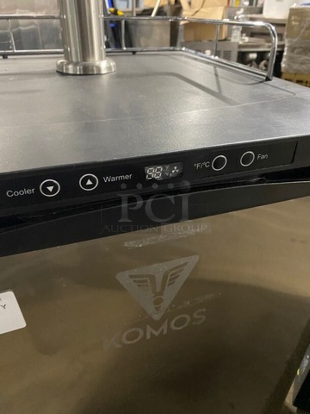 Komos Commercial Refrigerated 3 Tap Kegerator! With Single Door Storage Space Underneath! Model: KLKC 115V - Image 7 of 9