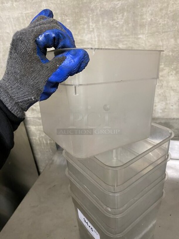 Cambro Clear Poly Food Containers! 5x Your Bid! - Image 3 of 6