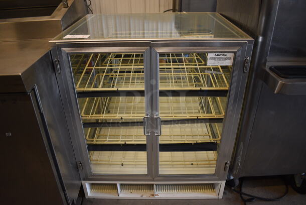 Metal Commercial Countertop Deli Display Case Merchandiser. 31x25x36