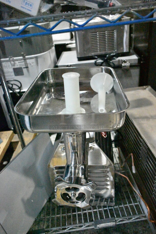 BRAND NEW SCRATCH AND DENT! Avantco 177MG12R MG12R #12 Meat Grinder with Reverse Setting. 110 Volts, 1 Phase. Tested and Working! - Image 2 of 8