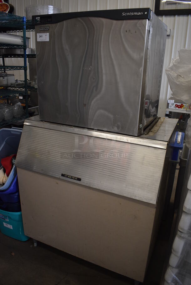 Scotsman Model C1030SW-32B Stainless Steel Commercial Ice Head on Metal Commercial Ice Bin. 208/230 Volts, 1 Phase. 42.5x33x77 - Image 2 of 6