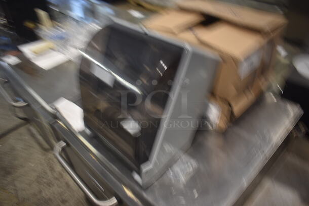 BRAND NEW IN BOX! Black Poly Wall Mount Paper Towel Dispenser. - Image 3 of 4