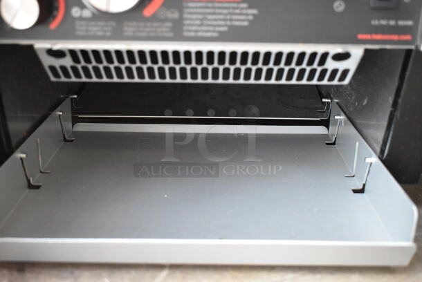 BRAND NEW SCRATCH AND DENT! Hatco TQ-800HBA Stainless Steel Commercial Countertop Toast Qwik One Side Conveyor Toaster - 3" Opening. 208 Volts, 1 Phase.  - Image 5 of 6