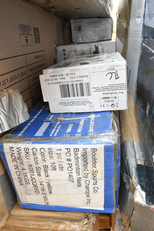 17 IN ORIGINAL BOX! Items Including LG Smart Monitor, SereneLife SLFTSP20 Foot Bath Massager, L-PG32020o Classic Wooden Pet Gate, Pyle PBMSPG82 Outdoor Bluetooth Speaker Portable PA System. 17 Times Your Bid!  - Image 5 of 7