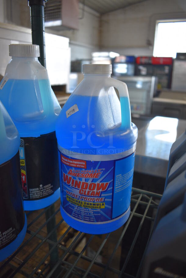 ALL ONE MONEY! Lot of 8 Various Bottles of Cleaner Including All Season Windshield Washer Fluid, Foaming Tire Shine, Cleaner/Degreaser, Window Clean. - Image 5 of 5