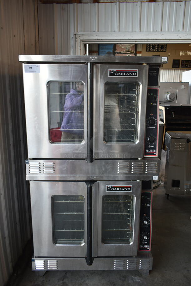 2 Garland Master 200 Stainless Steel Commercial Natural Gas Powered Full Size Convection Oven w/ View Through Doors, Metal Oven Racks and Thermostatic Controls. 2 Times Your Bid! - Image 1 of 11