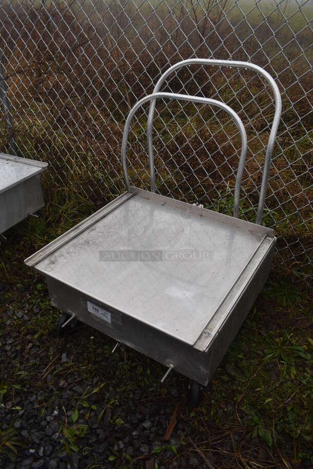 Metal Commercial Cart on Commercial Casters. 28x36x40 - Image 2 of 4