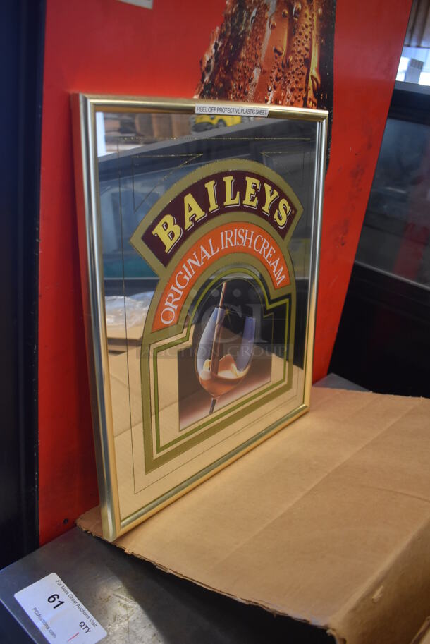 3 IN ORIGINAL BOX! Bailey's Original Irish Cream MIrrors. 3 Times Your Bid! - Image 5 of 9