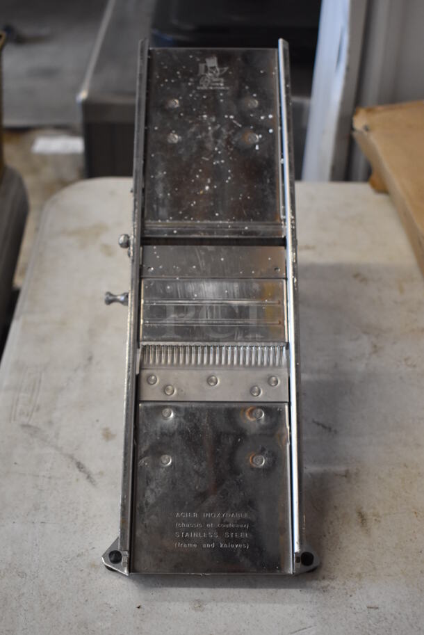 Stainless Steel Mandolin Slicer. 5.5x16x2.5