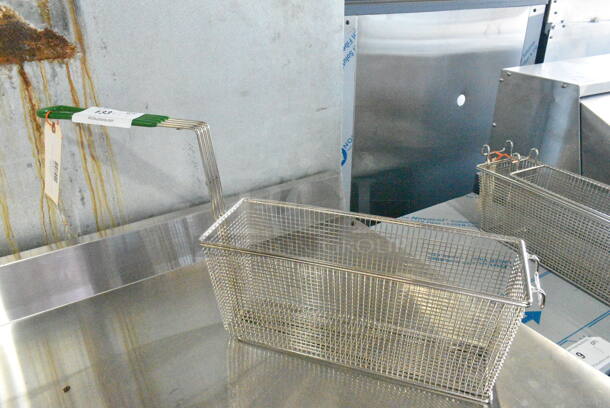 3 BRAND NEW SCRATCH AND DENT! Items Including 3698030357 Frymaster 8030357 13 1/4" x 4 1/2" x 6" Triplet Size Fryer Basket, 3698030023Frymaster 8030023 17 1/8" x 5 3/4" x 6 1/8" Triple Size Fryer Basket, 3698030427 Frymaster 8030427 15 7/8" x 5 5/8" x 6 1/4" Triplet Sized Fryer Basket. 3 Times Your Bid!  - Image 7 of 7