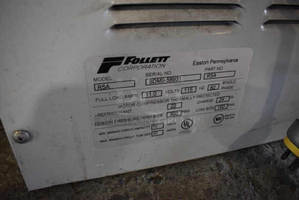 Follett Model R5A Metal Commercial Ice Machine. 115 Volts, 1 Phase. 19x23.5x17 - Image 3 of 5