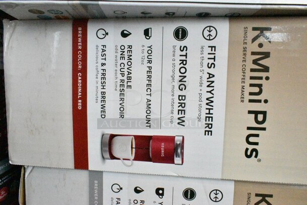 8 IN ORIGINAL BOX! Keurig K Mini Plus Single Cup Coffee Machine; Various Color. 8 Times Your Bid!  - Image 8 of 10
