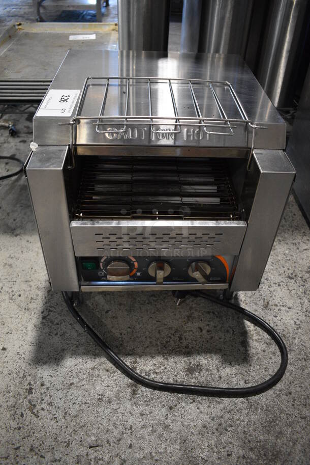 Avatoast Model TT-300-208 Stainless Steel Commercial Countertop Conveyor Oven. 208 Volts, 1 Phase. 14.5x16x15