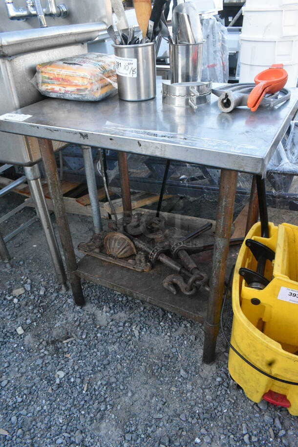 Stainless Steel Table. Does Not Include Contents.  - Image 4 of 5