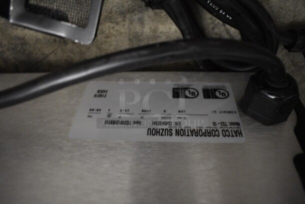 BRAND NEW SCRATCH AND DENT! Hatco Model TQ3-10 Metal Commercial Countertop Electric Powered Toast-Qwik Conveyor Toaster Oven. Unit Was Only Used For Trade Show Demonstrations. 120 Volts, 1 Phase. 14.5x19.5x16. Tested and Working! - Image 6 of 6